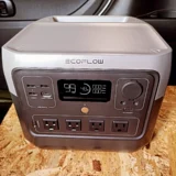 N-BOX車中泊でEcoFlow RIVER 2 Proを使ってIH調理している様子